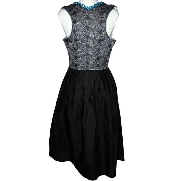 NEW Lukas Dirndl Authentic bavarian EU 36 Long Dirndl front black Paisley dress - Picture 9 of 12